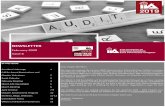 NEWSLETTER - Institute of Internal Auditors · NEWSLETTER February 2020 Issue 6 ALL FOR IIA AWARDS NOMINATIONS The IIA is asking for your nominations for its three highest and most
