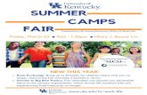 SUMMER CAMPS FAIR · Our PlayHouse Preschool Summer Camp See Blue STEM Camp Spencerian College Med Camp Talk About Fun! Camp - UK Communication Sciences & Disorders Clinic ... overall
