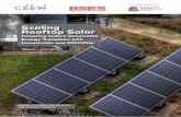 Scaling Rooftop Solar - ceew.in€¦ · Scaling Rooftop Solar Powering India’s Renewable Energy Transition with Households and DISCOMs Report | June 2018 An initiative supported
