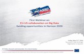 First Webinar on EU-US collaboration on Big Data funding ... · EU-US collaboration on Big Data funding opportunities in Horizon 2020 Dr. Lea Shanley’sbio Lea Shanley is Co-Executive