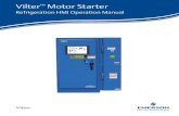Vilter Motor Starter - Emerson Electric...1 – 2 Section 1 • General Information Vilter Motor Starter Refrigeration HMI Operation Manual • Emerson Climate Technologies • 35391MSR