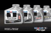 Mobil 1 Racing Product Guide...Mobil 1 , the world’s leading synthetic motor oil brand, has long been the lubricant of choice for race teams competing in motorsports series across