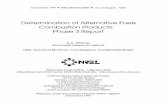 New Determination of Alternative Fuels Combustion Products: … · 2013. 10. 31. · l f December 1997 • NREL!SR-540-23594 • UC Category: 1504 Determination of Alternative Fuels