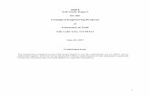 ABET Self-Study Report for the Geological Engineering ......The information supplied in this Self-Study Report is for the confidential use of ABET and its ... essentially a matrix