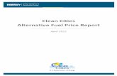 Clean Cities Alternative Fuel Price Report - April 2012 · Average Price/ Standard Deviation of Price Number of Data Points Average Price/ Standard Deviation of Price Number of Data