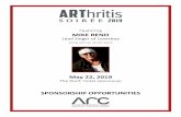 Featuring MIKE RENO...Recognition as Sponsor in all ARThritis Soirée press releases/media Recognition/logo as Sponsor on Auction Paddles ... Event Website ARC Social Media Promotion