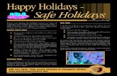 Happy Holidays - Safe Briefs... Happy Holidays - Safe Holidays Every year during the holiday season