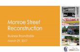 Monroe Street Reconstruction - Madison, Wisconsin...August 2016. Project Scope & Timeline Reconstruction will occur within nine months: March-November 2018 ... Daily start and end