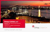Entergy Louisiana, LLC · 2020. 4. 28. · Page 4 Introduction Purpose of the Conference • To give participants a high-level overview of the 2020 Entergy Louisiana, LLC (‘ELL’)