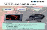 Marine Radar MDC-2000BBSeries - 株式会社光電製作所 · Marine Radar MDC-2000BB LCD monitor (Owner supplied) Series Entry model with high performance and functions of larger