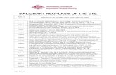 Reference list concerning malignant neoplasm of the eye · ocular tumors. Int Ophthalmol Clin, 12(1): 195-224. Albert DM, Robinson NL, Fulton AB, et al (1980). Epidemiological 16905