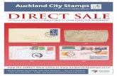 Direct Sale€¦ · Direct Sale PO Box 27646, auckland 1440, New Zealand • Ph +64 9 522 0311 • Fax +64 9 522 0313 • email hello@a ucklandcityStamps.co.nz All items are available