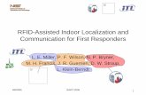 RFID-Assisted Indoor Localization and Communication for First … · 2019. 2. 6. · Evaluation of 13.56 MHz Passive RFID Technology • Technology uses magnetic coupling (near field).