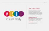 ART1. VisuAl DAily · пРедложеНие для паРтНеРов art1 предлагает партнерам комплексное сотрудничество, в том