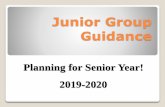 Junior Group Guidancepehs.psd202.org/documents/1544039346.pdfSession 2: Monday, July 1 –Thursday, July 25, 2019 No school on July 3rd and 4th Time: 8:00 a.m. - 1:00 p.m., Monday