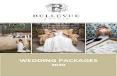 WEDDING PACKAGES - BELLEVUE WINE ESTATE · Please note: All set-ups must be cleared the night of the function or the next day before 09h00. Corkage fees and bar tab must be paid at