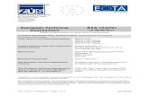 European Technical ETA 17/0721 Assessment of 28/08/2017 Approvals/EN... · Page 4/15 of ETA 17/0721 issued on 28/08/2017 English translation by TZÚS Prague – branch TIS 5.2 Tasks