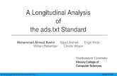 A Longitudinal Analysis of the ads.txt Standard · IMC 2019: A Longitudinal Analysis of the ads.txt Standard A Longitudinal Analysis of the ads.txt Standard October 22, 2019 Muhammad