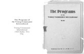 The Programs of International - ciml.250x.comciml.250x.com/yci/english/1923_yci_programs_of_the_yci.pdf · Cofnintern makes ust of the experience of the Russian revolution in .1.11