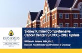 Sidney Kimmel Comprehensive Cancer Center (SKCCC)- 2016 … Nelson for... · (e.g. triple-negative breast cancer) – Refined clinical (and other) data systems – Undertook deep