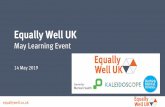Equally Well UK · 2019. 5. 29. · equallywell.co.uk Thank you for joining the Equally Well UK learning event on 14 May 2019. This was a two-part learning event hosted by Equally