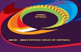 2018 – 2021 FAST PITCH SOFTBALL PLAYING RULES · Baseball Softball Confederation (WBSC) is the world governing body for baseball and softball. The WBSC has 202 National Federation