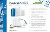 Residential Reverse Osmosis System - Nimbus Water Store · FEED WATER REQUIREMENTS Total Dissolved Solids (TDS)