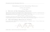 Sampling and the Sampling Theoremahouse/engi7824/course_notes_7824_part2.pdf · ENGI 7824 – Discrete-Time Systems and Signals 10. Sampling and the Sampling Theorem The above is