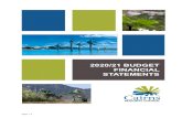 2020/21 BUDGET FINANCIAL STATEMENTS€¦ · The following report outlines Council’s budgeted financial position and performance for the 2020/21 financial year. The information contained