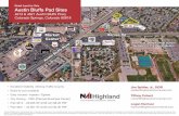 Retail Land for Sale Austin Bluffs Pad Sites...Retail Land for Sale Austin Bluffs Pad Sites 4613 & 4621 Austin Bluffs Pkwy Colorado Springs, Colorado 80918 Tiffany Colvert colvert@highlandcommercial.com