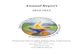 2014-15 FINAL annual report … · Annual&Report& & 201412015&!!!!! Unitarian!Universalist!Fellowship!of!Bozeman! P.O.!Box7136! Bozeman,!MT!!59771B7136! (406)586B1368!