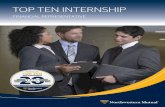 TOP TEN INTERNSHIP ... Northwestern Mutual Intern. Ranked as a Top 10 Internship for 20 straight years,