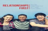 Relationships Creating Connections that First Help Young ... · Connections that Help Young People Thrive Relationships First Eugene Roehlkepartain Kent Pekel ... whether the focus