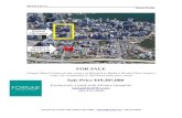FOR SALE Sale Price $19,387,000 · FLOOR LOT RATIO 7 GROSS DEVELOPMENT 186,200 SF GROSS DEV. W/ 25% BONUS 232,750 SF ... “Another block is being added to the plans of developer