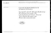 NSIAD-94-157 Government Printing: Legal and Regulatory ...Technological . Environment GAO/NSIAD-94-157 . GAO United States General Accounting Office Washington, D.C. 20648 National