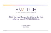 SCS: the new Server Certificate Service offering from ... · SCS = Server certificate service (no user certificates currently) Three types of server certificates available with 1,