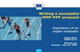 Writing a successful NMP-PPP proposal€¦ · PPP Info Day Brussels - July 10th, 2012 Experience of an expert evaluator . PolicyResearch and Innovation General comments on my presentation