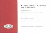 Geological Survey of Finland - GTKtupa.gtk.fi/julkaisu/bulletin/bt_259.pdf · OTANIEMI 1972 . H aapala, Ilmari and Ojanperä, Pentti 1972: Genthelvite-bearing greisens in southern