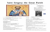 Saint Gregory the Great Parish · 9/6/2020  · depths of your heart, you profit more than if you had read many books. Oh, if souls would only the depths of their hearts, they would