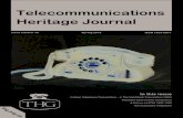 Telecommunications Heritage Journal€¦ · Estreich told me the following about this: ... you an overview to avoid confusion. Year Company Name Brand Name 1892 The Antwerp Telephone