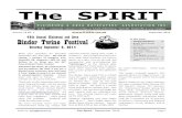 Spirit September 2014 September 2014.pdf · email us - kara@kara-inc.ca The Spirit - September 2014 page 1 In this issue: • Dodge4Diabetes • Binder Twine Street Closures 2 •