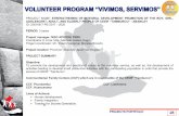 VVIVIMOSIVIMOS VVOLUNTEER PROGRAM “VIVIMOS, SERVIMOS ... · Abancay. Social Problem Causes of the Project: · Lack of a social protection network ensuring the service to the most