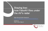 Staying low: Staying low: how FakeAVhow FakeAV flies under the …index-of.co.uk/TDS/Zdrnja_Spasojevic-Staying_low.pdf · 2019. 3. 7. · deobfuscation and malware analysis ... Automatic