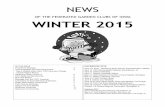 OF THE FEDERATED GARDEN CLUBS OF IOWA WINTER 2015 · August 1 Winter Issue November 1 Please send information - articles - special club dates to: Sandra Gossman 2506 Northwestern