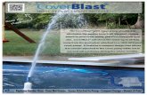 Blast@ Cover HOSE REPLACEMENT NOZZLE The … · Blast@ Cover HOSE REPLACEMENT NOZZLE The CoverBlast»pOol cover pump attachment eliminates the garden hose from the pool. Simply attach