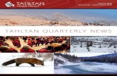TAHLTAN QUARTERLY NEWS - Iskutiskut.org/wp-content/uploads/2015/02/TCC_Newsletter_Jan2015_JF_v9_web2.pdfsobriety; it’s never too late to reinvent yourself! Choose to be healthy: