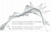 From Square Root SAM to GTSAM: Factor Graphs in Robotics · The key points from the Square Root SAM papers have stood the test of time, but we know so much more now ... tracking run