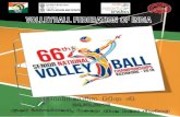 VOLLEYBALL FEDERATION OF INDIA EVENTS/2018/SNC/Bullet… · VOLLEYBALL FEDERATION OF INDIA 66th Senior National Volleyball Championship for Men and Women VENUE: Kozhikode, Kerala