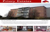 Priory Estates - OnTheMarket · ADDRESS: 106 Broad Street, Barry, Vale of Glamorgan, CF62 7AJ TEL: 01446 744750 FAX: 01446 737206 EMAIL: rhys@priory-estates.co.uk WEBSITE: 22 Ty Capstan,