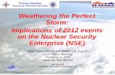 ANS-INMM 11-2-12 Weathering the Perfect Storm ......Weathering the Perfect Storm: I li ti f 2012 tImplications of 2012 events on the Nuclear Securityon the Nuclear Security Enterprise